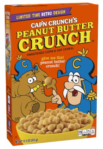 Cap'n Crunch's Peanut Butter Crunch Cereal, 12.5 oz - King Soopers