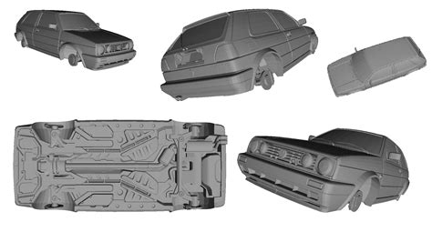 Rocket League Golf Mk2 GTI by OrangeSs | Download free STL model | Printables.com