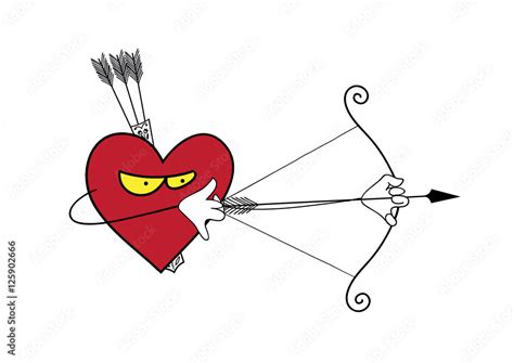 Heart is a lonely hunter. Stock Vector | Adobe Stock