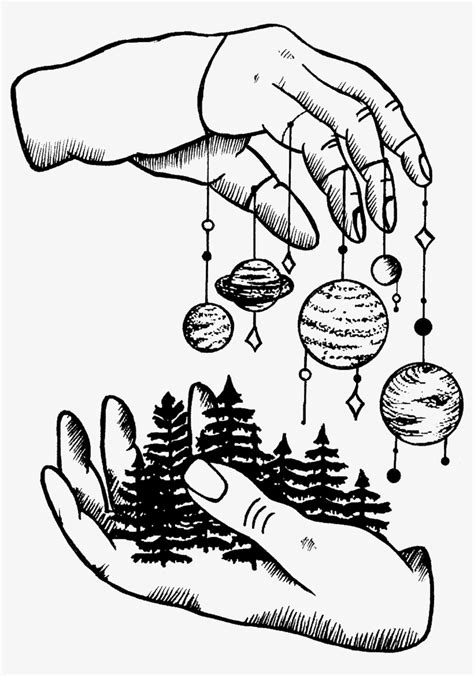 World In Hands Drawing | Free download on ClipArtMag