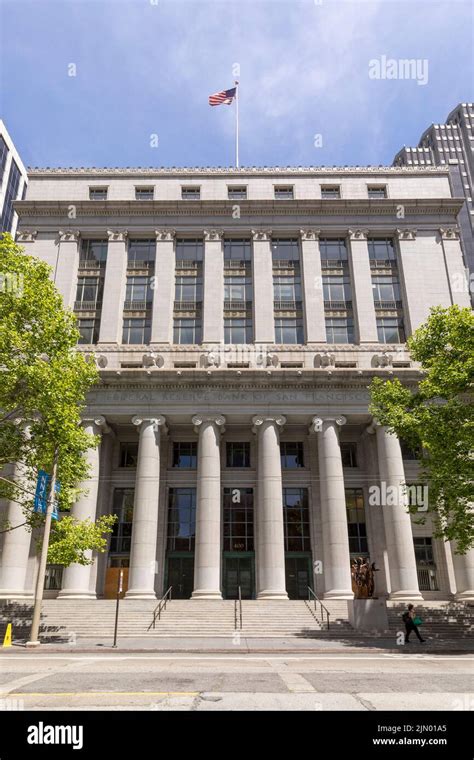 San Francisco, USA - May 19, 2022: facade of federal reserve bank in San Francisco, USA Stock ...