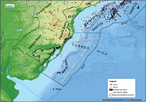 Correlation between homologous basins in the Southern Atlantic ...