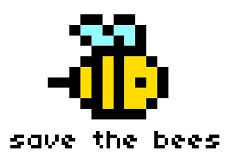 "Pixel Bee" by elisenechal | Redbubble