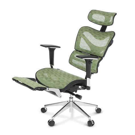 iKayaa Mesh Ergonomic Office Chair Swivel Tilt Executive Computer Desk Chair W/ Footrest ...