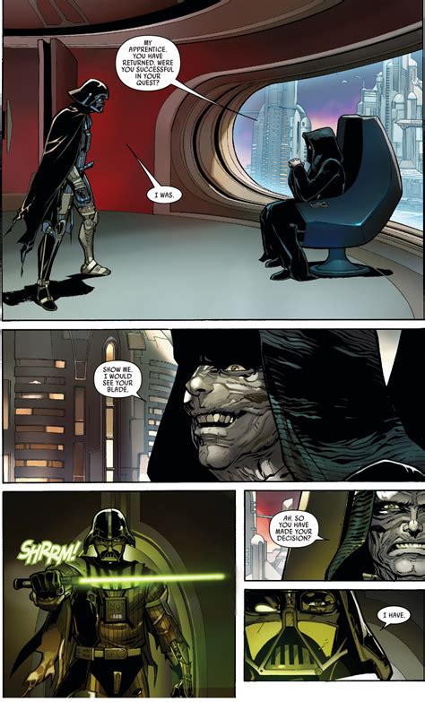 Darth Vader VS Emperor Palpatine (Darth Vader Vol. 2 #5) – Comicnewbies