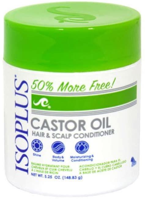 Isoplus Castor Oil Hair & Scalp Conditioner, 5.25 oz (Pack of 4 ...