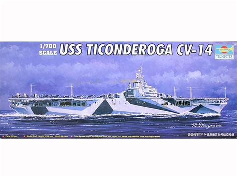 Ecomodelismo.com: USS Ticonderoga CV-14: Boats 1/350: Scale models