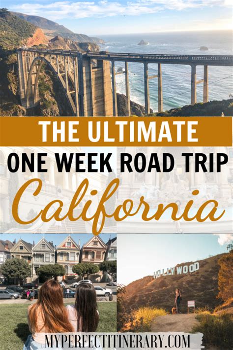 California Road Trip Itinerary - 7 Days along PCH!