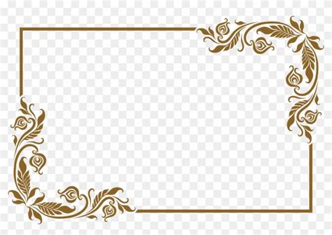 Find hd Borders For Paper, Borders And Frames, Box Design, - Golden Frame Design Png, Tran ...