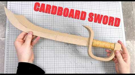 How to Make a Cardboard Sword - YouTube