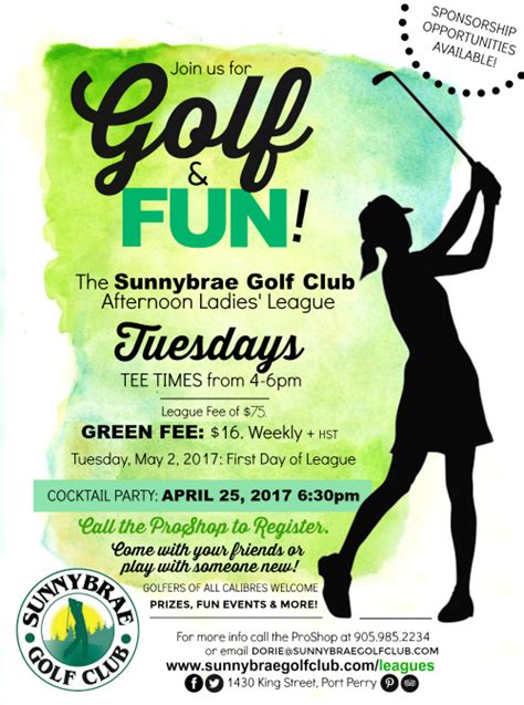 Sunnybrae Golf Club Ladies League 2017