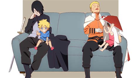 Sasuke Uchiha Boruto Uzumaki Naruto Uzumaki Sarada Uchiha HD Boruto ...