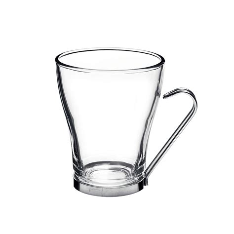 Buy Bormioli Rocco Oslo Cappuccino Glass Cups, Clear, 8 Ounces (4 ...