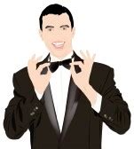 men in tuxedo cartoon - Clip Art Library