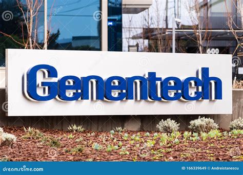 Genentech Biotechnology Company Logo Editorial Image | CartoonDealer.com #120406084