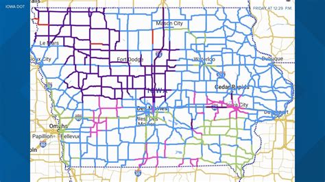 Iowa DOT 511: Road conditions map, travel advisory, road closures ...