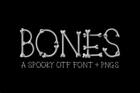 Bones OTF font and PNG images | Handwriting Fonts ~ Creative Market