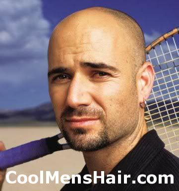 The Andre Agassi Shaved Head Look – Cool Men's Hair