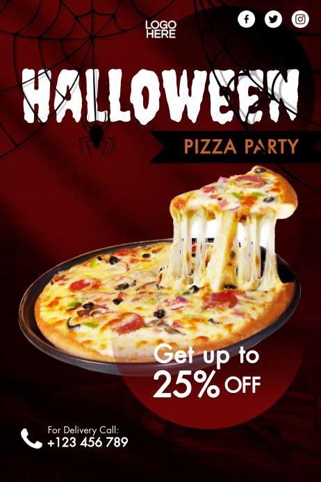 Halloween Food Party Template | PosterMyWall