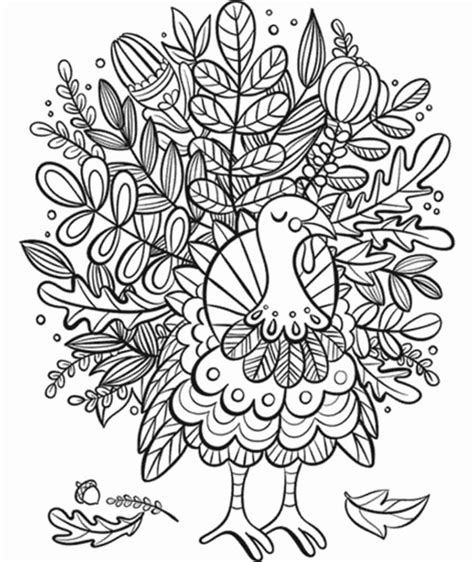 Download Enjoy the Thanksgiving season with this fun turkey coloring sheet! | Wallpapers.com