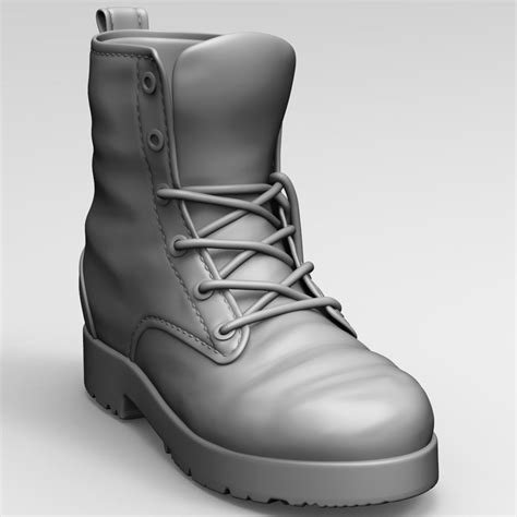 Army Boots 3D Model $6 - .ztl .obj - Free3D