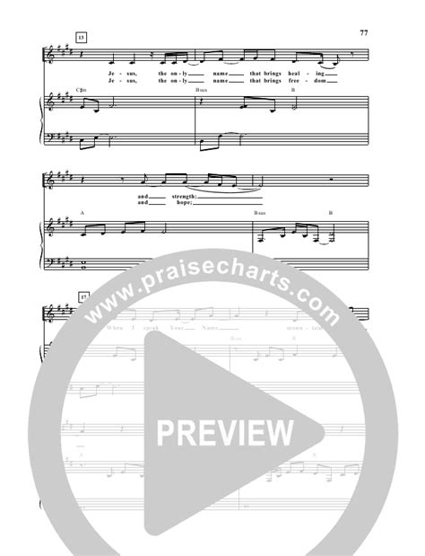 When I Speak Your Name Sheet Music (Klaus) - PraiseCharts