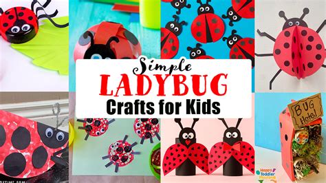 Simple Ladybug Crafts for Kids - Happy Toddler Playtime