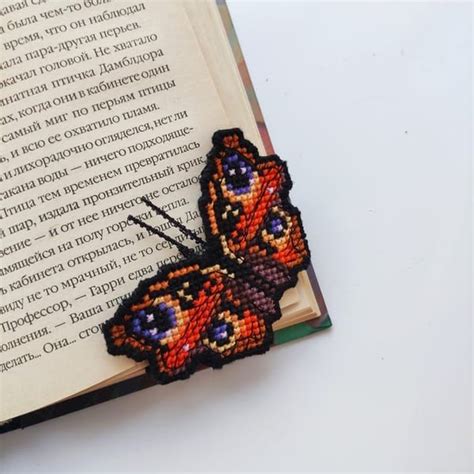 Butterfly bookmark cross stitch pattern PDF for plastic canv - Inspire ...