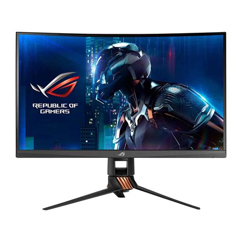 ASUS ROG Swift PG27VQ 27” 1440p 1ms 165Hz DP HDMI G-SYNC Aura Sync Curved Gaming Monitor with ...