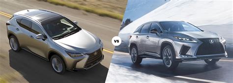 Compare 2022 Lexus NX vs. RX | Temecula Valley Lexus