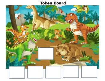 Dinosaur Token Board by MrsPetiteStyle | Teachers Pay Teachers