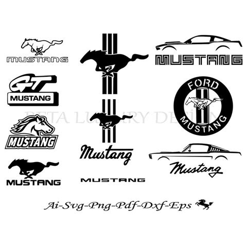 Mustang Svg Bundle, Mustang Car Logo Svg, Ford Mustang Svg, - Inspire ...