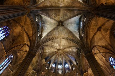 Barcelona Cathedral Interior in Spain Editorial Stock Image - Image of pretty, barcelona: 128513229