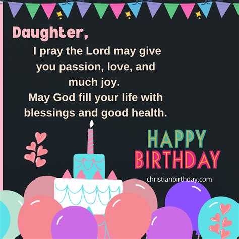 Happy Birthday Nice Wishes, blessings, Bible verses for my Daughter | Christian Birthday Cards ...