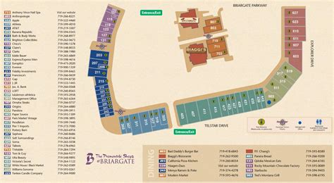 The Promenade Shops at Briargate (47 stores) - shopping in Colorado Springs, Colorado CO 80920 ...