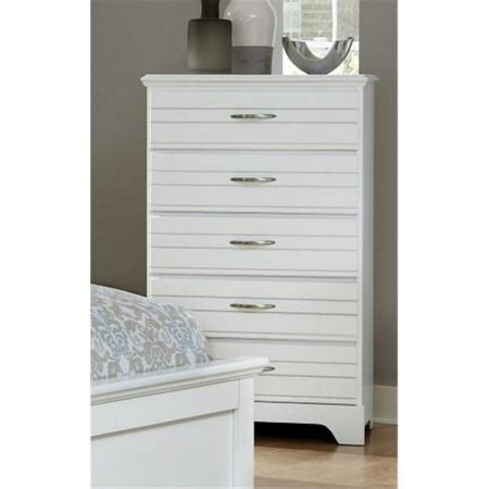 Carolina Furniture Works 514500 Chest - 5 Drawer - White - Walmart.com