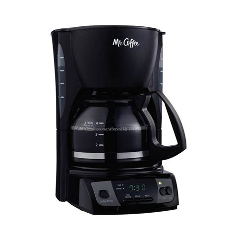 Mr. Coffee Simple Brew 5-Cup Programmable Coffee Maker with Auto Pause, Black - Walmart.com ...