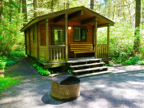 Cabin #3 and firepit at Silver Falls State Park | Silver Fal… | Flickr