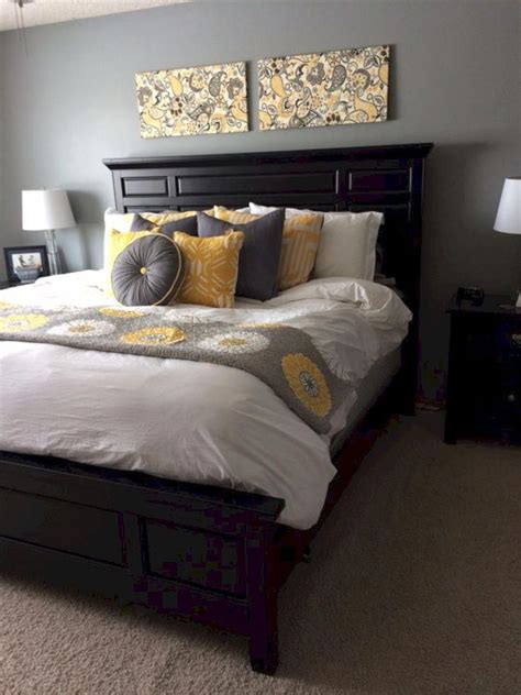 #FurnitureMoving Code: 9005854970 | Yellow bedroom decor, Grey bedroom with pop of color ...