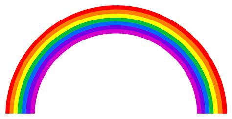 Rainbow clip art black and white free clipart images - Clipartix