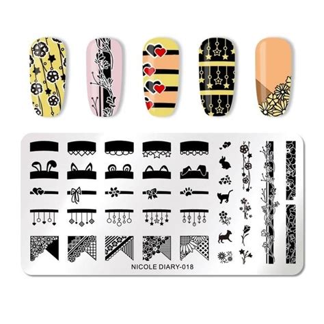 Nail Art Stencils – Sugar & Cotton