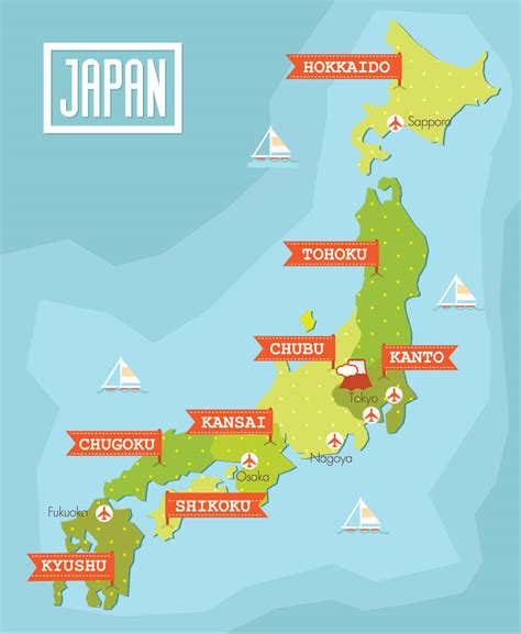 Map Japan