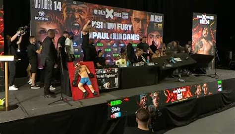 WATCH | John Fury flips tables during heated KSI vs. Tommy Fury press conference | BJPenn.com