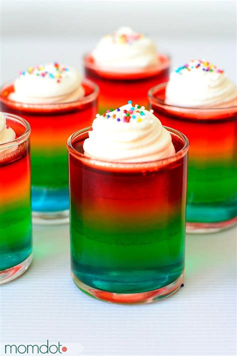 How To Make Rainbow Jello Shooters - MomDot