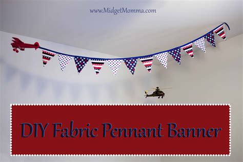 DIY Fabric Pennant Banner