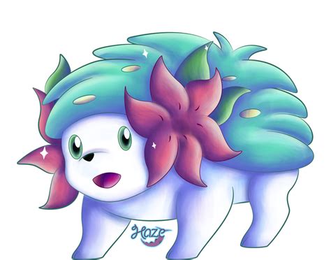 Shiny Shaymin by Ugh-first-aid on DeviantArt