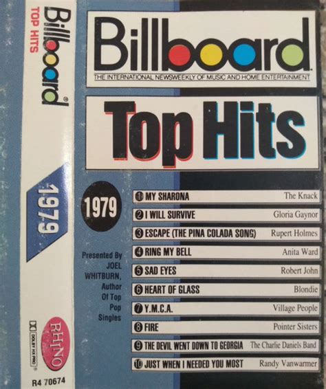 Billboard Top Hits - 1979 (1992, Cassette) - Discogs