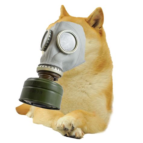 gas mask doge : r/dogelore