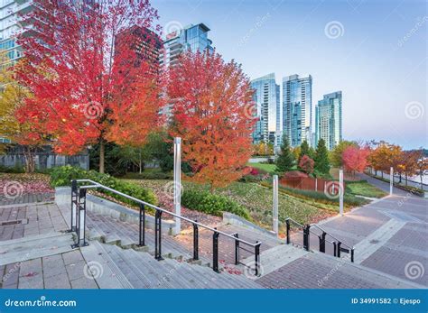 Vancouver Waterfront stock photo. Image of fall, airport - 34991582