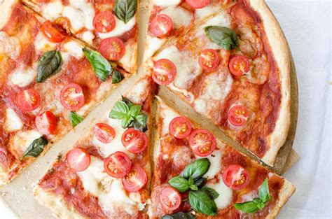 Pizza Margherita with Cherry Tomatoes | VeryEATalian